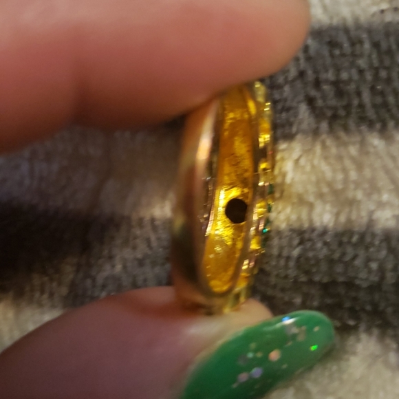 Ruby and emerald ring - Picture 5 of 8